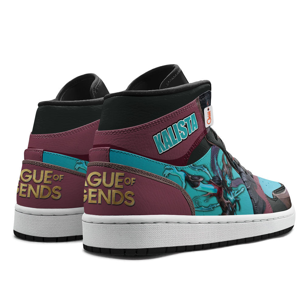 Kalista High-Top Sneakers Custom LOL Custom Name