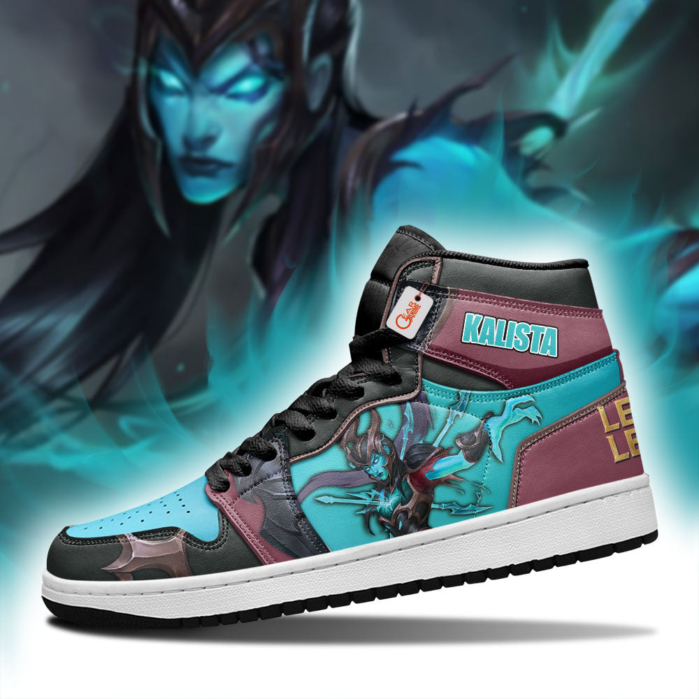 Kalista High-Top Sneakers Custom LOL Custom Name