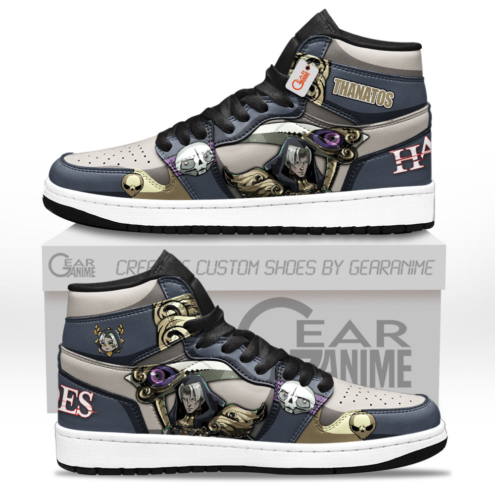 Thanatos Son Of Erebus High-Top Sneakers Custom Games Hades Custom Name