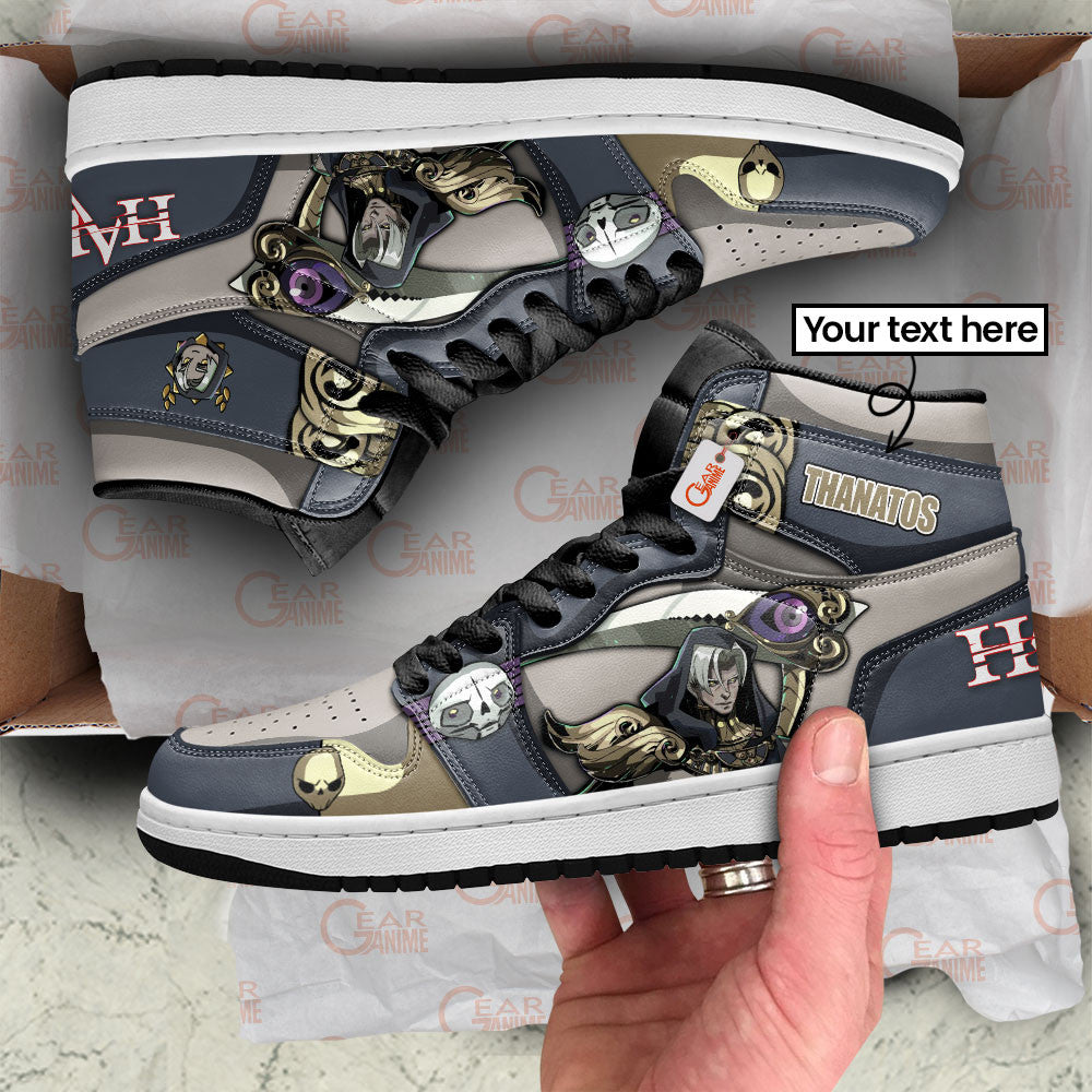 Thanatos Son Of Erebus High-Top Sneakers Custom Games Hades Custom Name