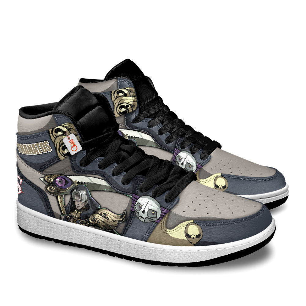 Thanatos Son Of Erebus High-Top Sneakers Custom Games Hades Custom Name