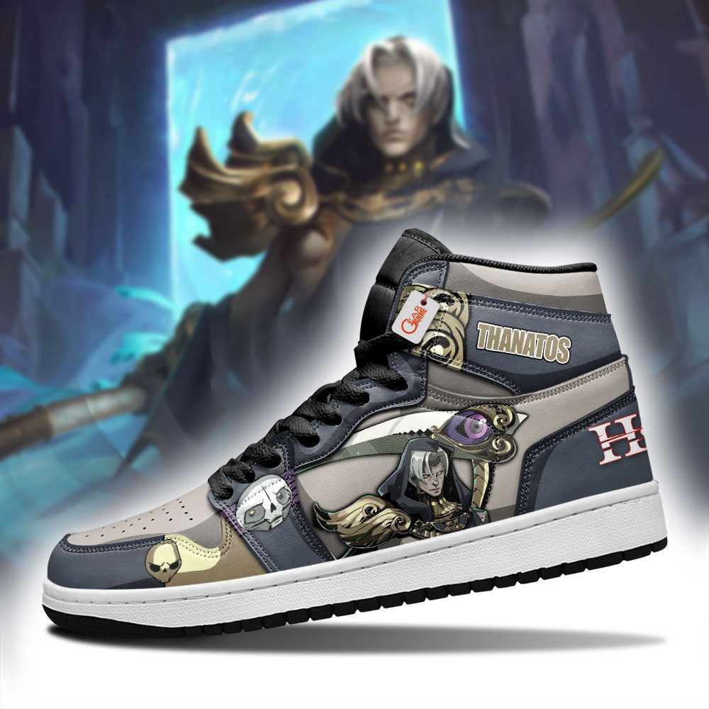 Thanatos Son Of Erebus High-Top Sneakers Custom Games Hades Custom Name