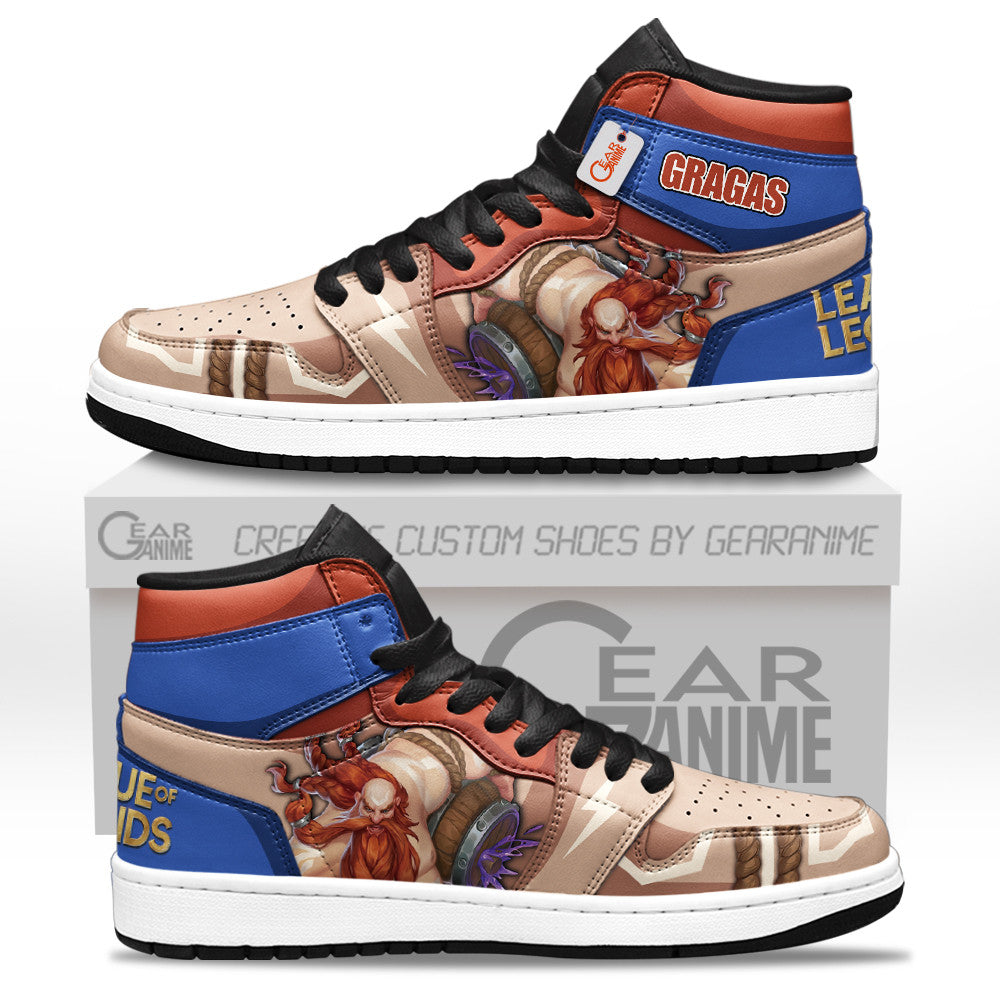 Gragas High-Top Sneakers Custom LOL Custom Name