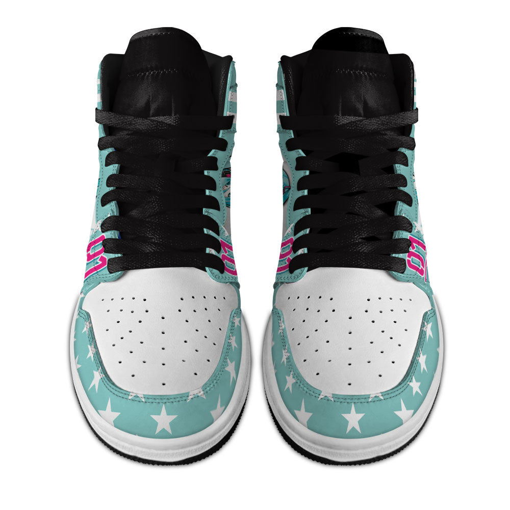 Miku American Flag Hatsune Personalized High-Top Sneakers
