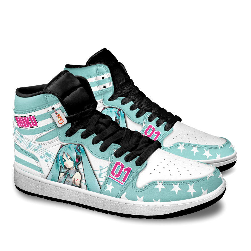 Miku American Flag Hatsune Personalized High-Top Sneakers