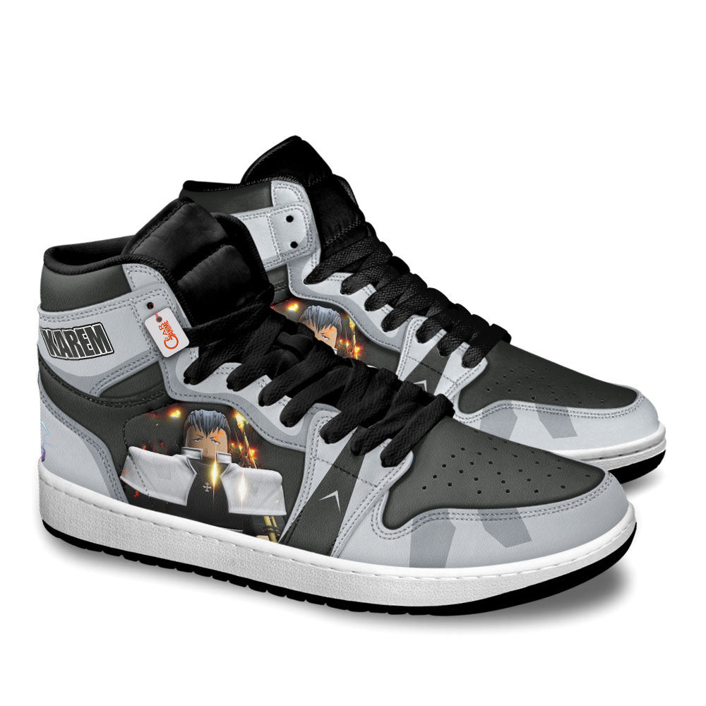 Karem Chilled High-Top Sneakers Custom Game Anime Vanguards Custom Name