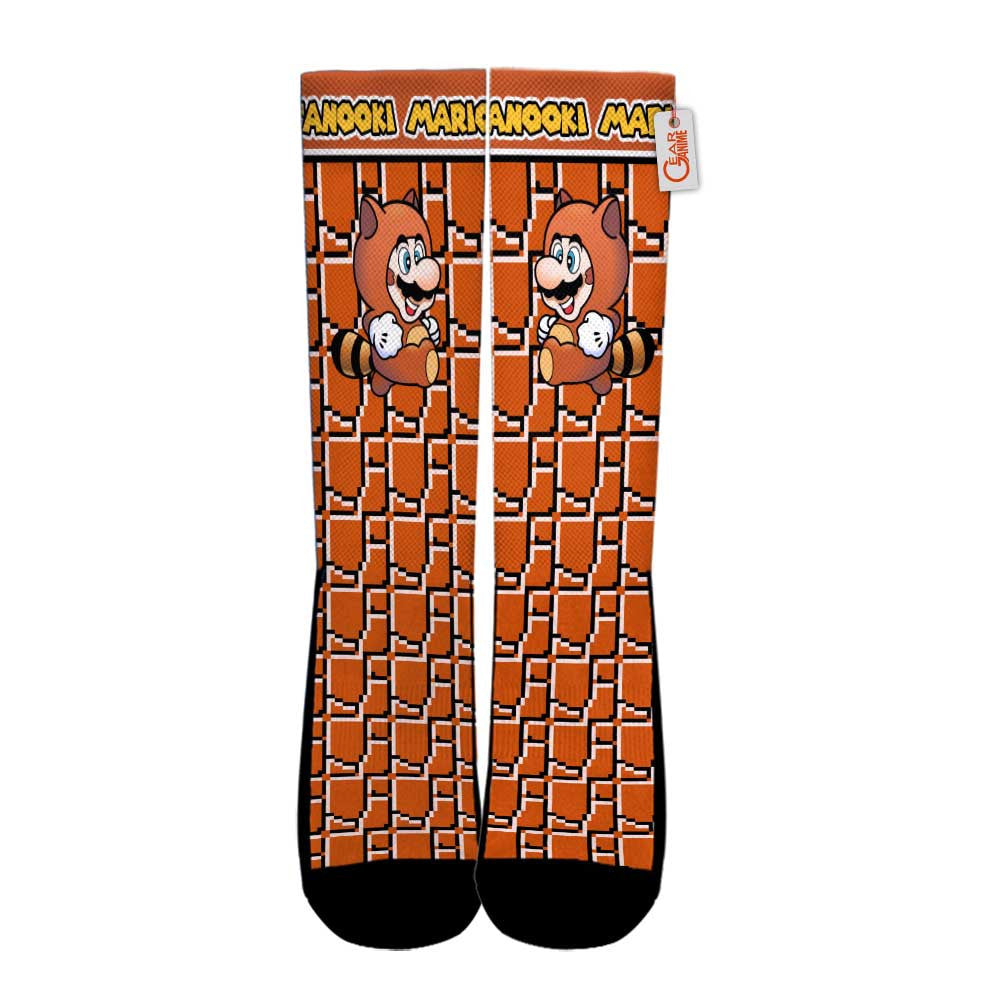 Tanooki Mario Socks Games Collection - FREE with shoes order