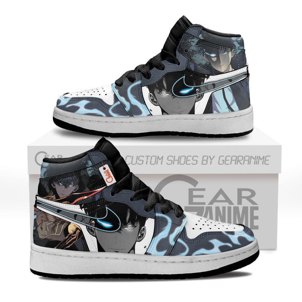 Sung Jinwoo Custom Kids High-Top Sneakers