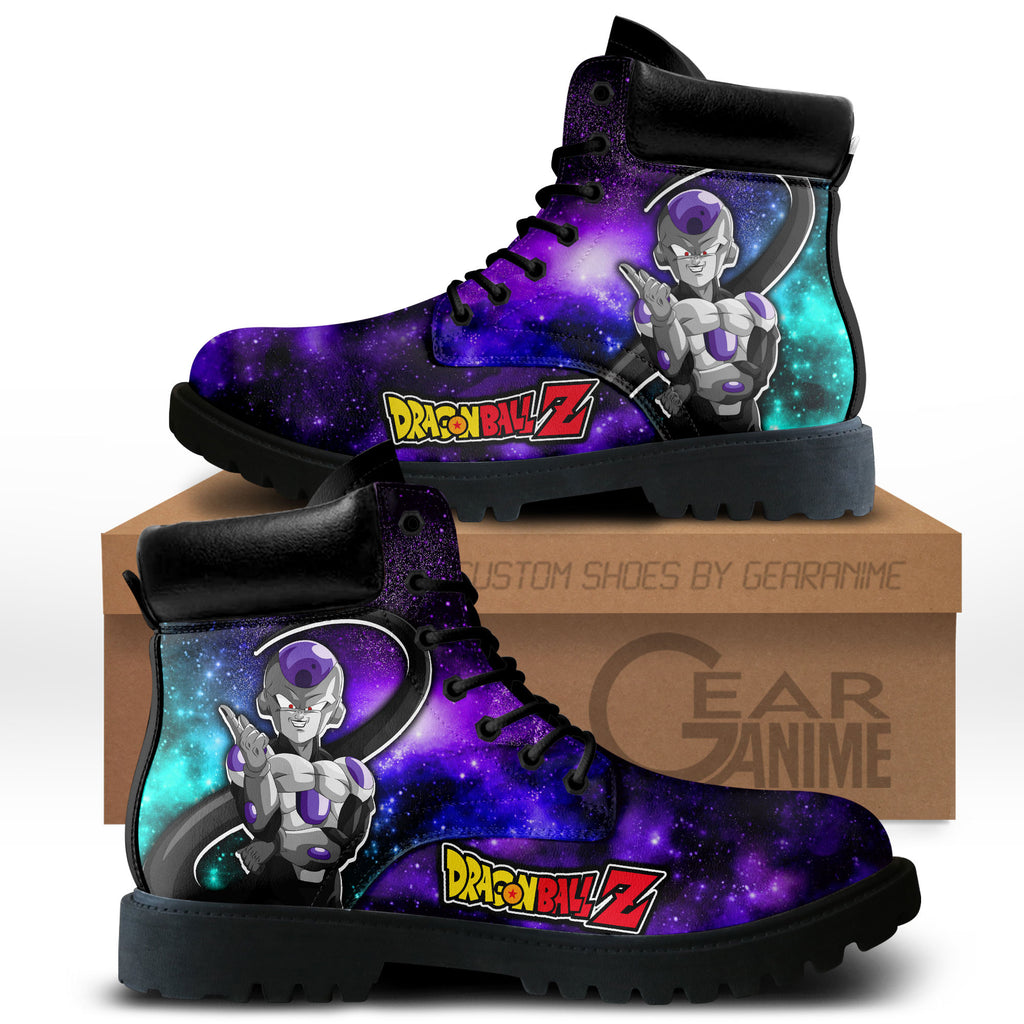 Goku Ultra Instinct and Black Frieza Boots Galaxy Style