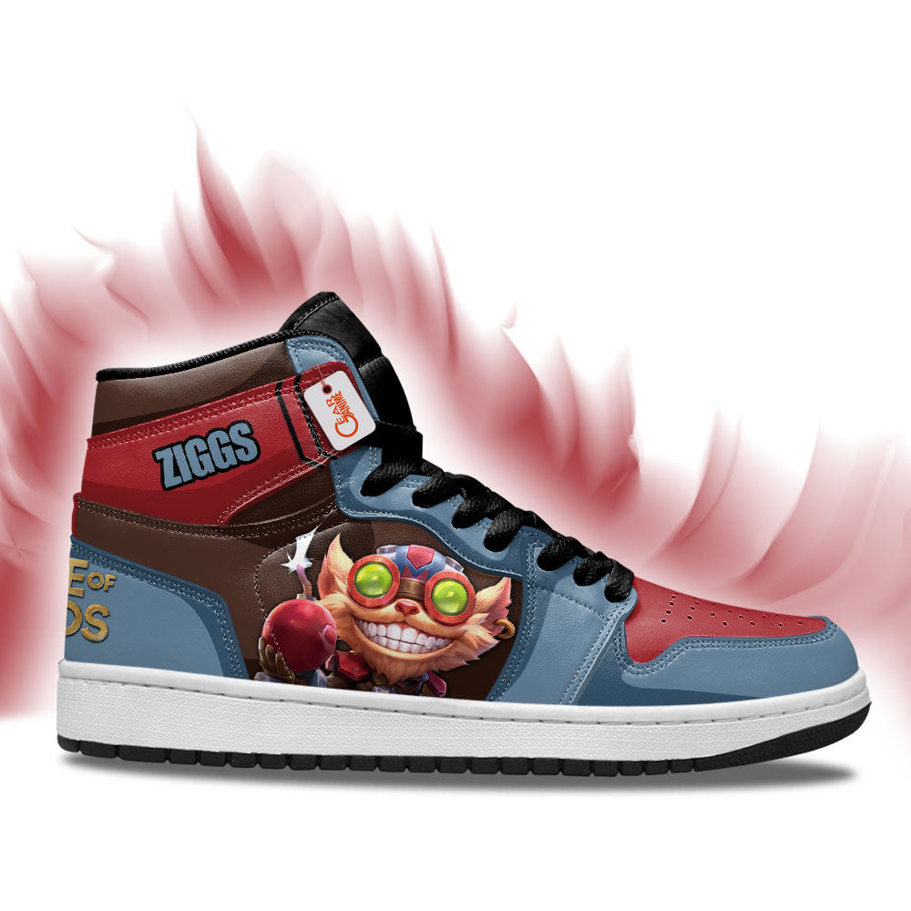 Ziggs High-Top Sneakers Custom LOL Games Collection