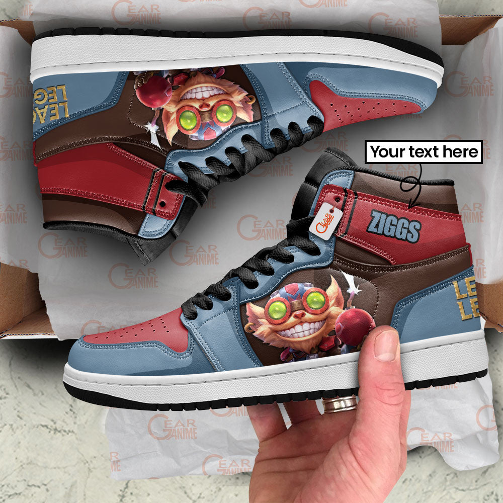 Ziggs High-Top Sneakers Custom LOL Games Collection