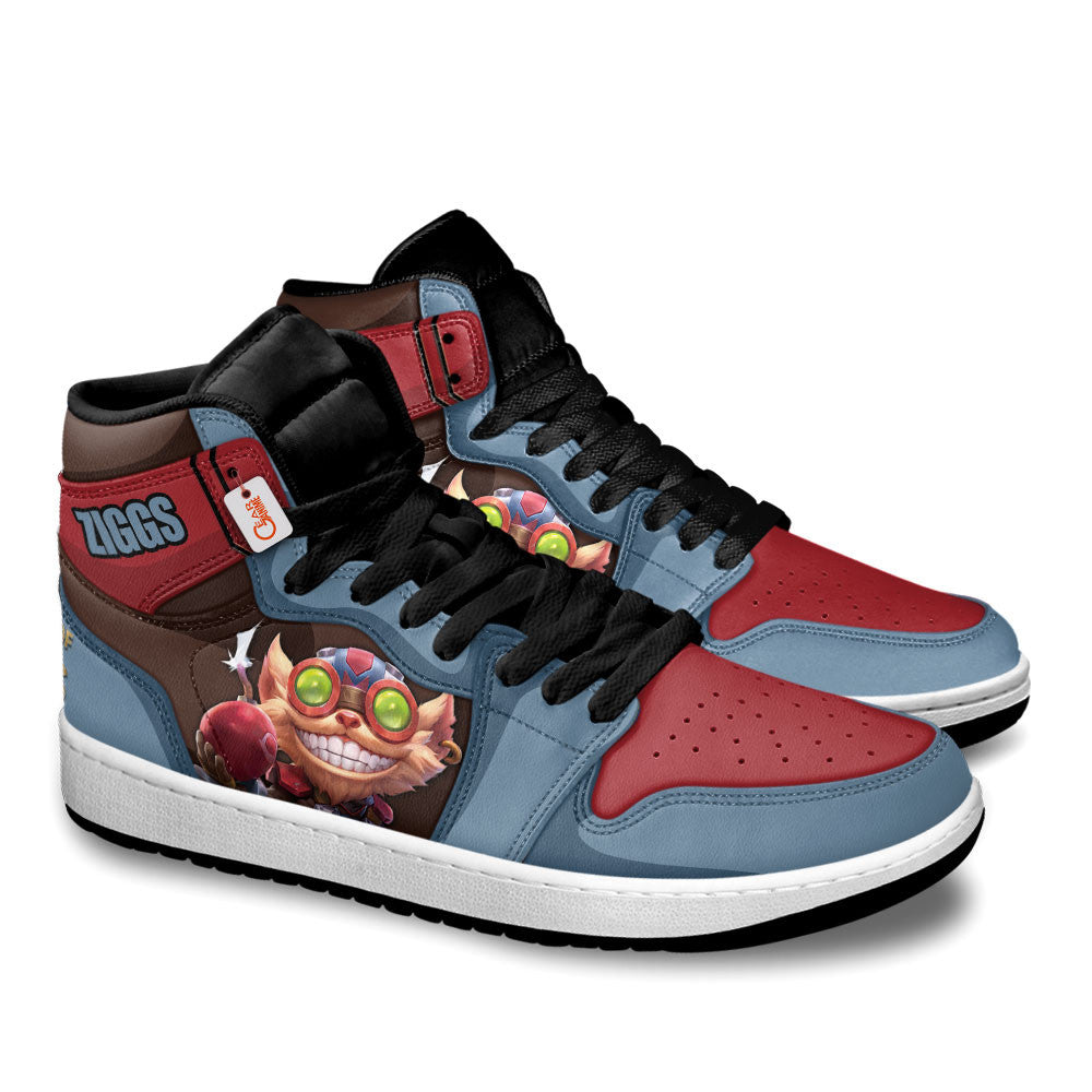 Ziggs High-Top Sneakers Custom LOL Games Collection