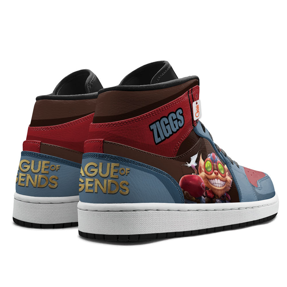 Ziggs High-Top Sneakers Custom LOL Games Collection