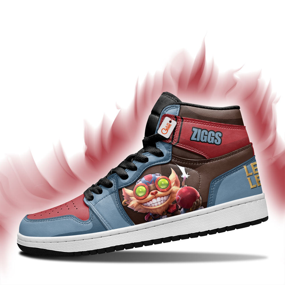 Ziggs High-Top Sneakers Custom LOL Games Collection
