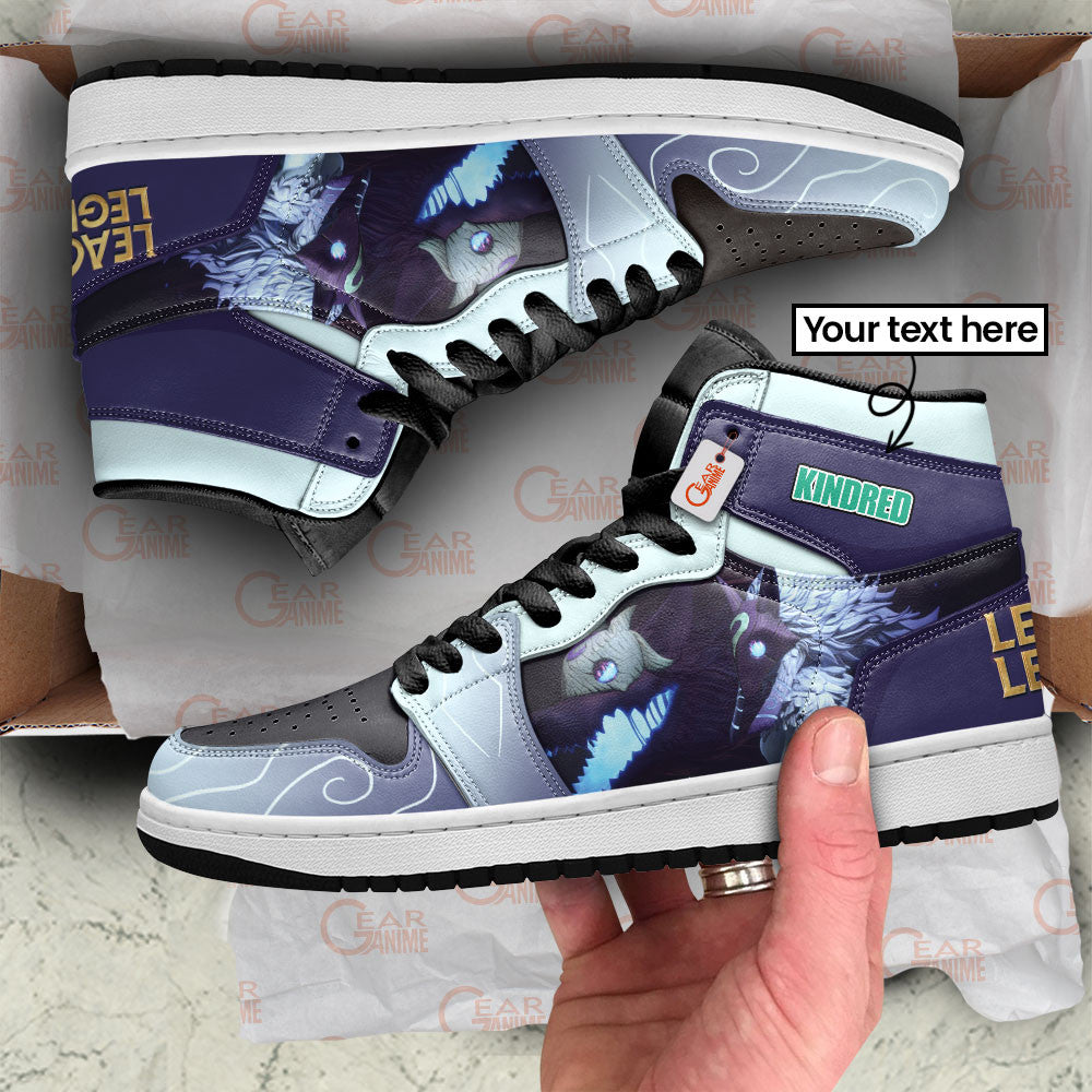 Kindred High-Top Sneakers Custom LOL Games Collection