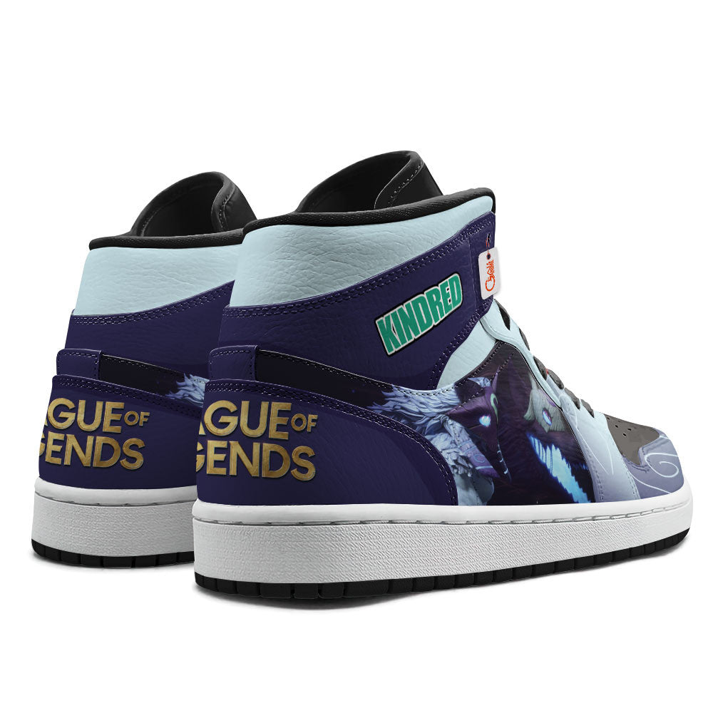 Kindred High-Top Sneakers Custom LOL Games Collection