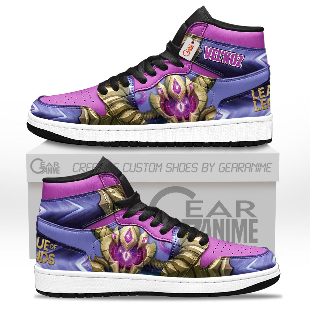 Vel'Koz High-Top Sneakers Custom LOL Games Collection