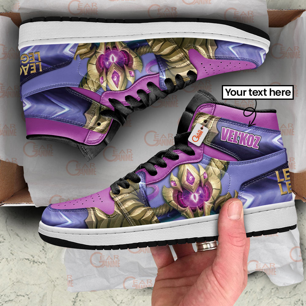 Vel'Koz High-Top Sneakers Custom LOL Games Collection