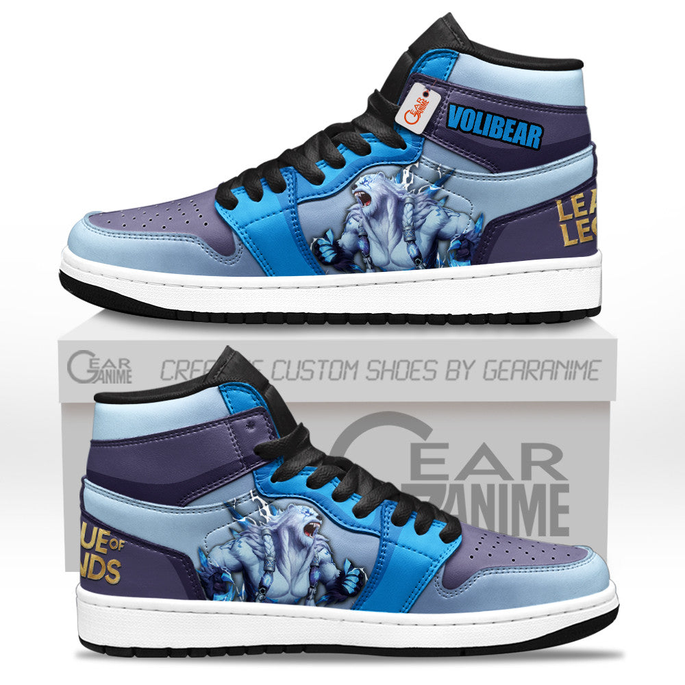 Volibear High-Top Sneakers Custom LOL Games Collection