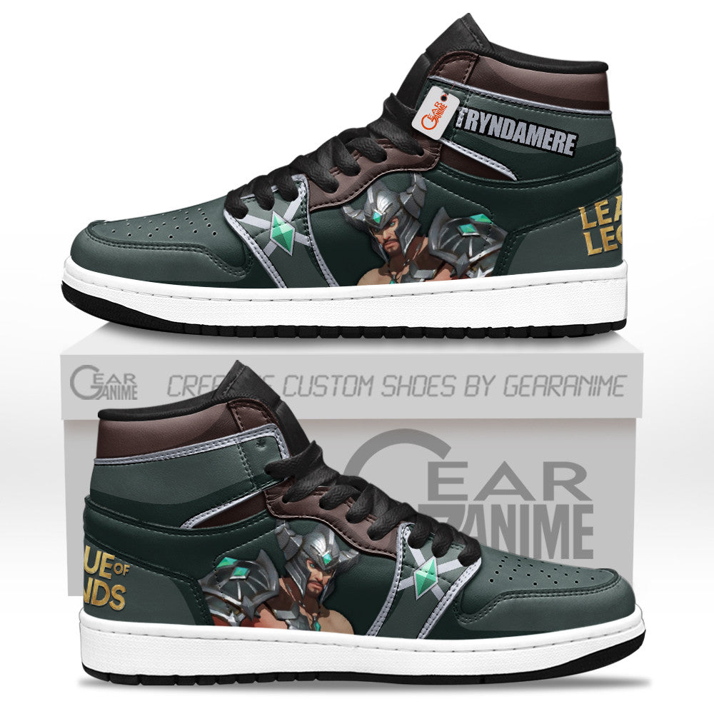 Tryndamere High-Top Sneakers Custom LOL Games Collection