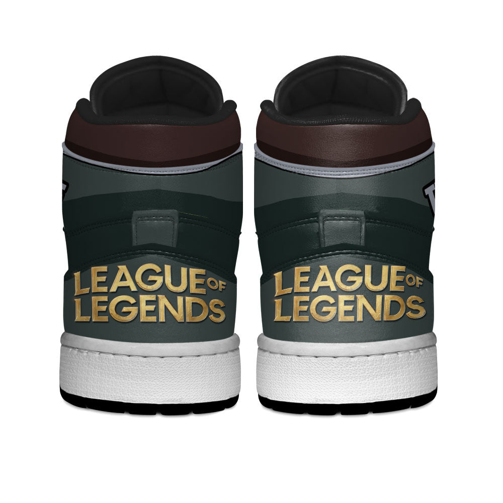 Tryndamere High-Top Sneakers Custom LOL Games Collection