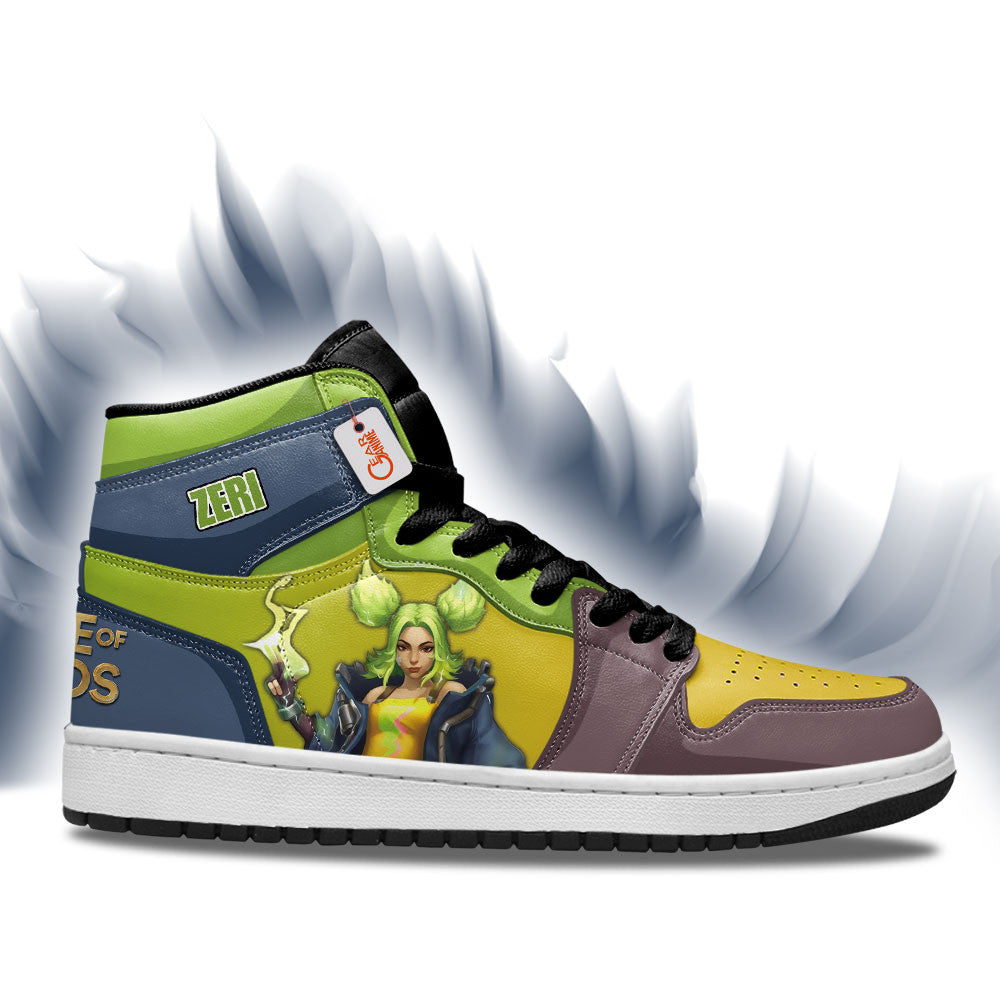 Zeri High-Top Sneakers Custom LOL Games Collection