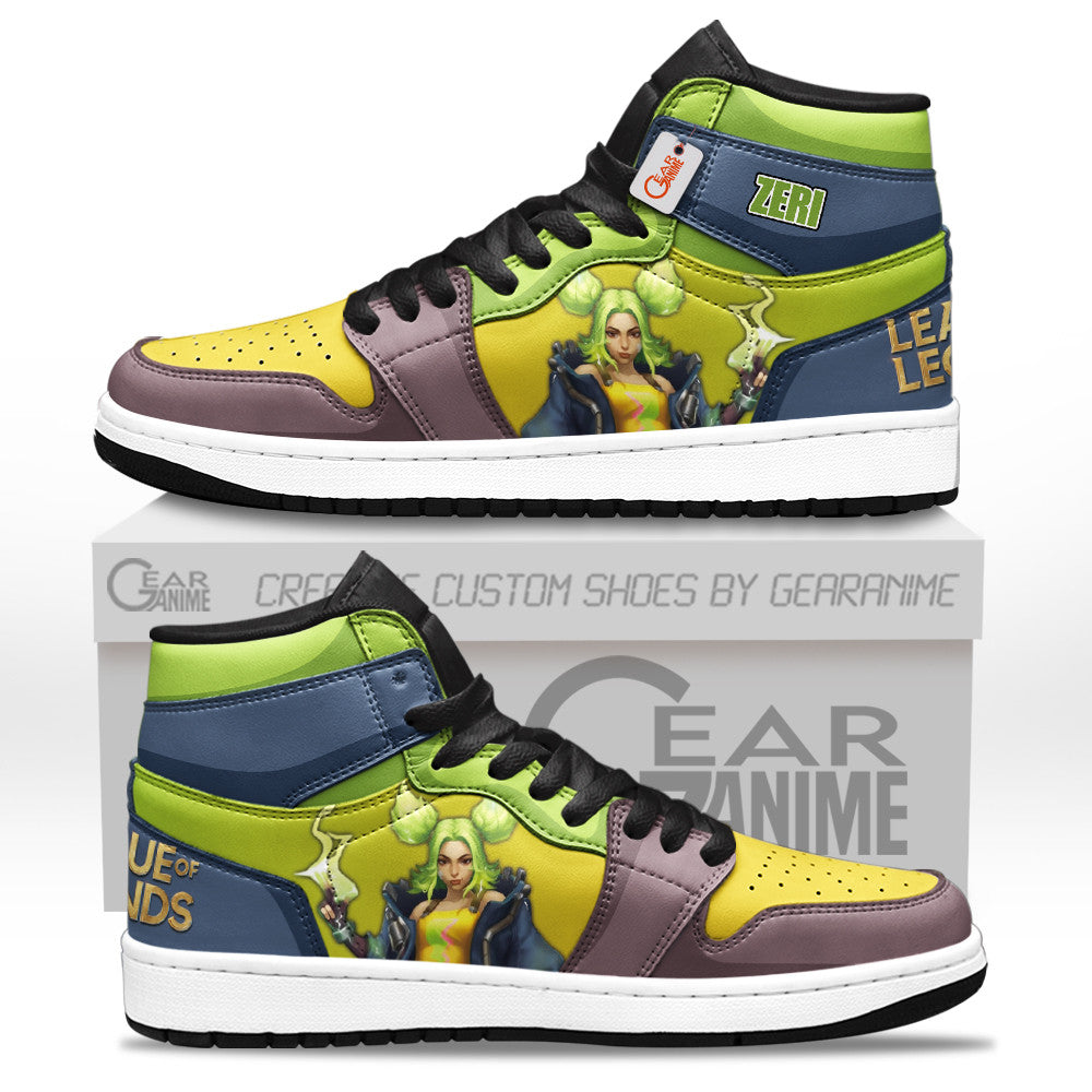Zeri High-Top Sneakers Custom LOL Games Collection