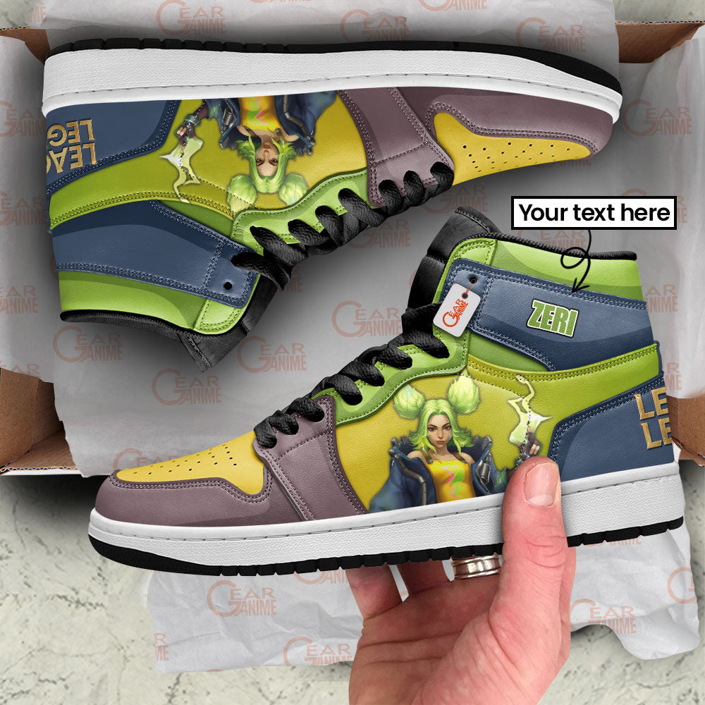 Zeri High-Top Sneakers Custom LOL Games Collection