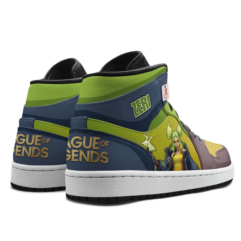 Zeri High-Top Sneakers Custom LOL Games Collection