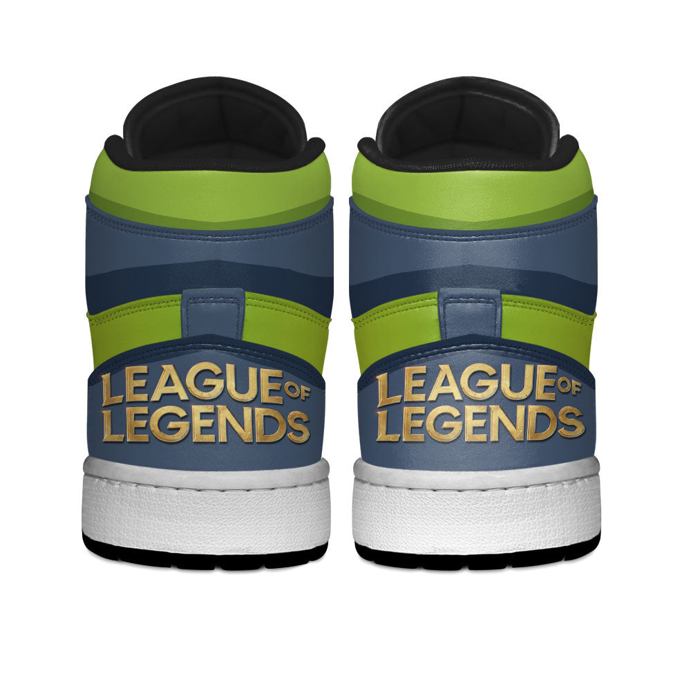 Zeri High-Top Sneakers Custom LOL Games Collection
