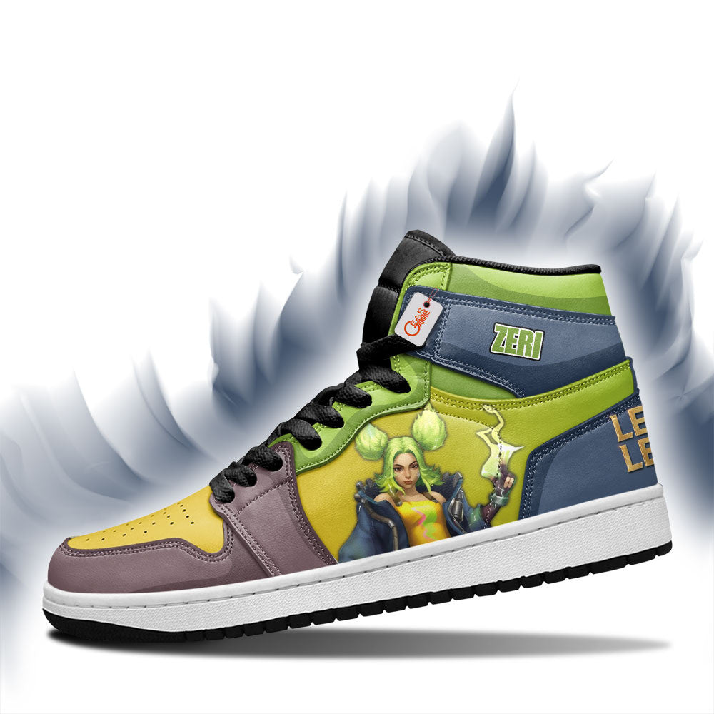 Zeri High-Top Sneakers Custom LOL Games Collection