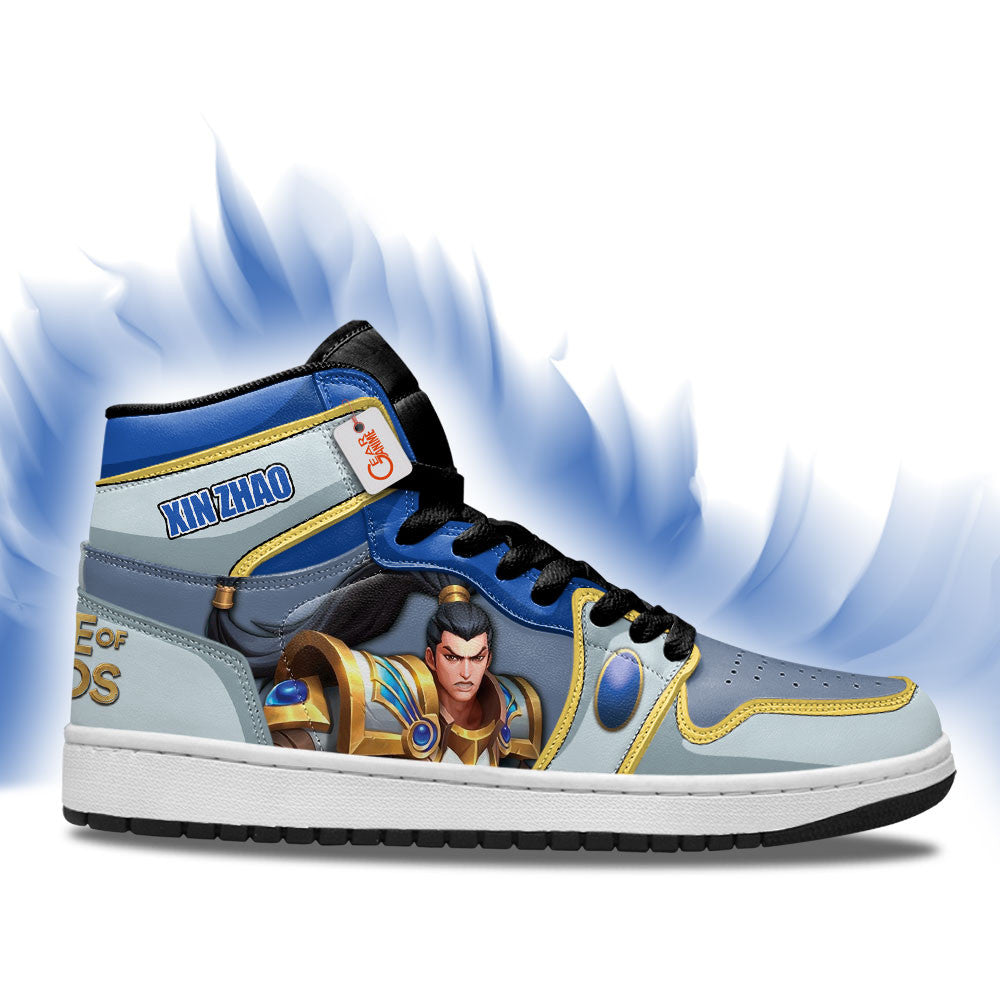Xin Zhao High-Top Sneakers Custom LOL Games Collection