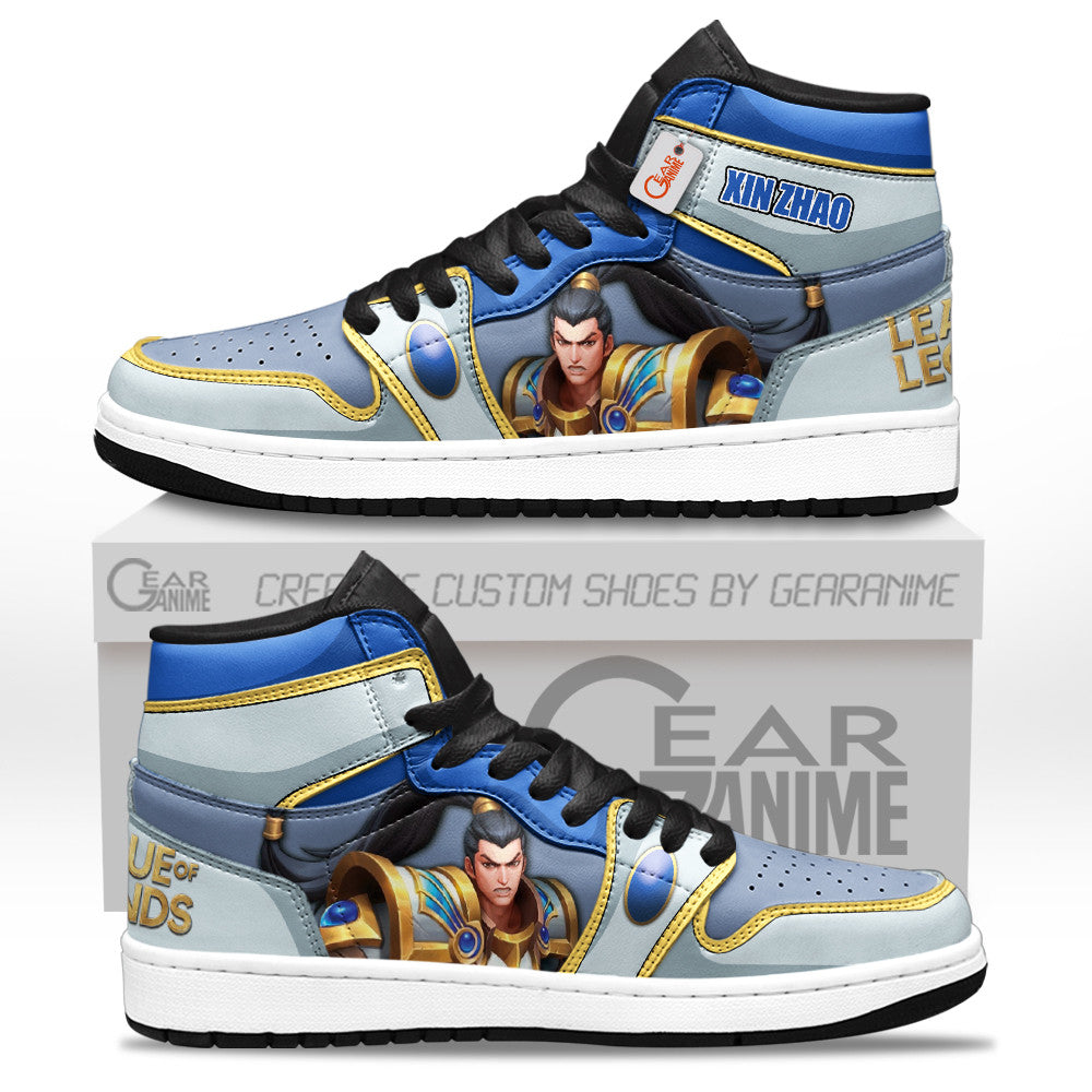 Xin Zhao High-Top Sneakers Custom LOL Games Collection