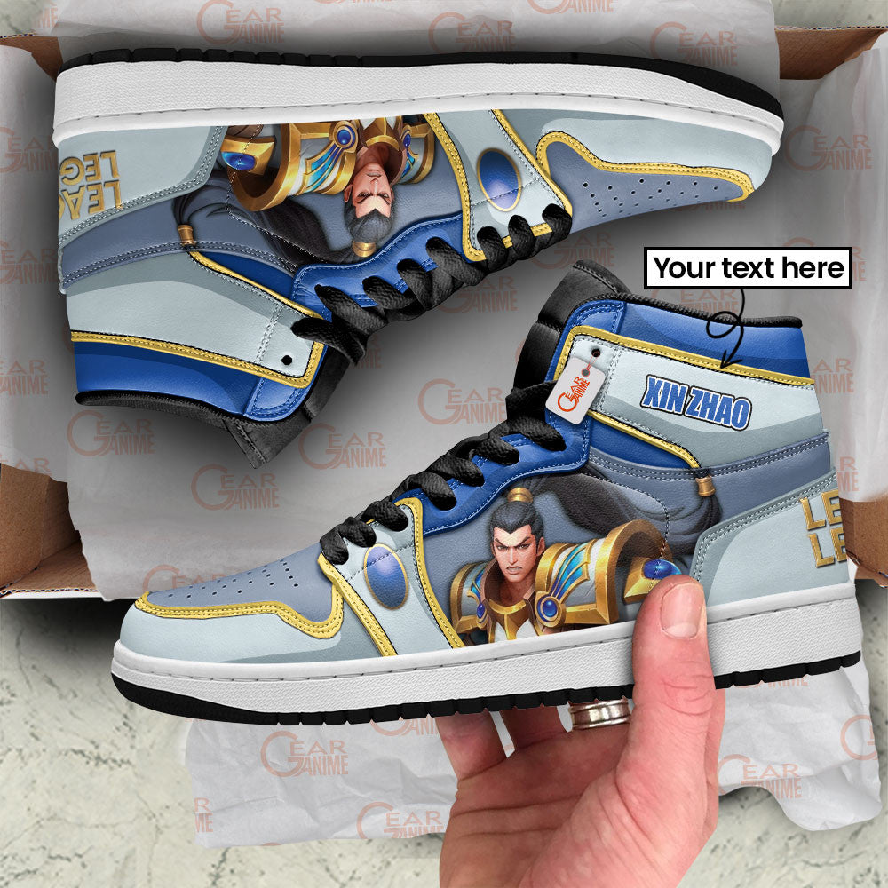 Xin Zhao High-Top Sneakers Custom LOL Games Collection