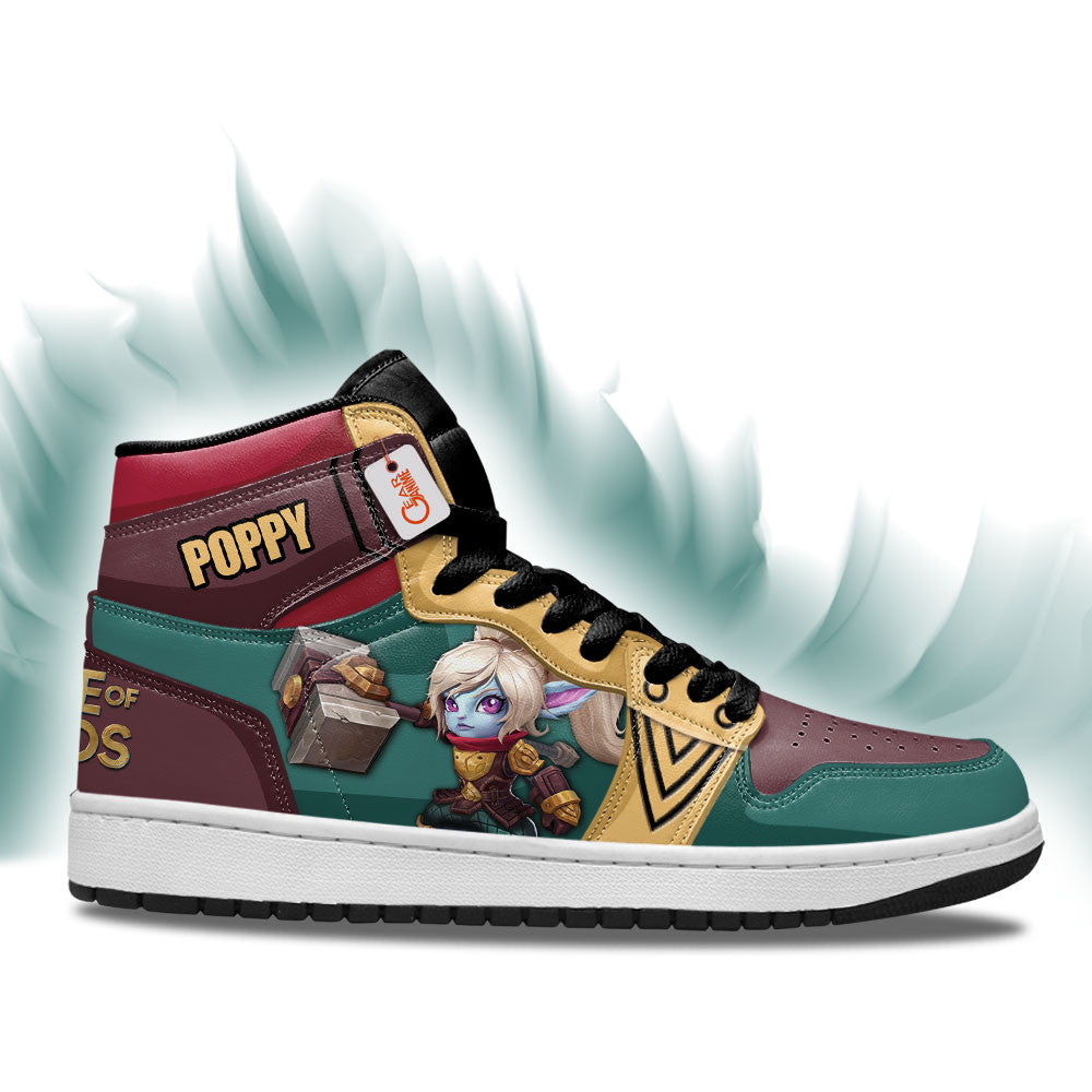 Poppy High-Top Sneakers Custom LOL Games Collection
