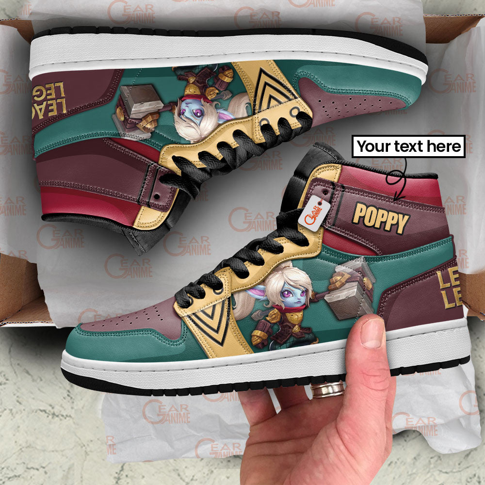Poppy High-Top Sneakers Custom LOL Games Collection