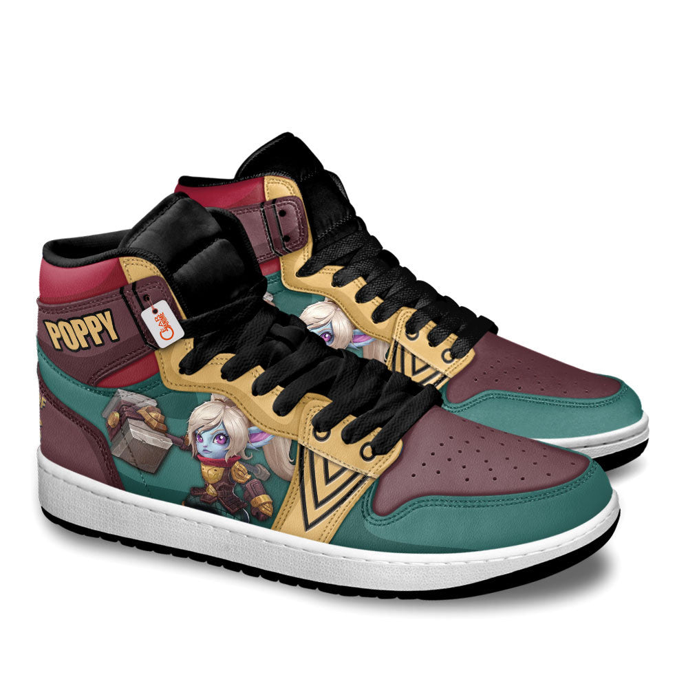 Poppy High-Top Sneakers Custom LOL Games Collection