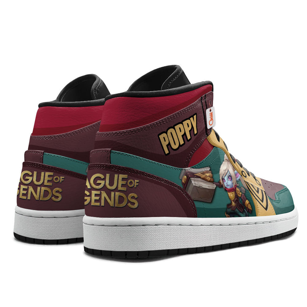 Poppy High-Top Sneakers Custom LOL Games Collection