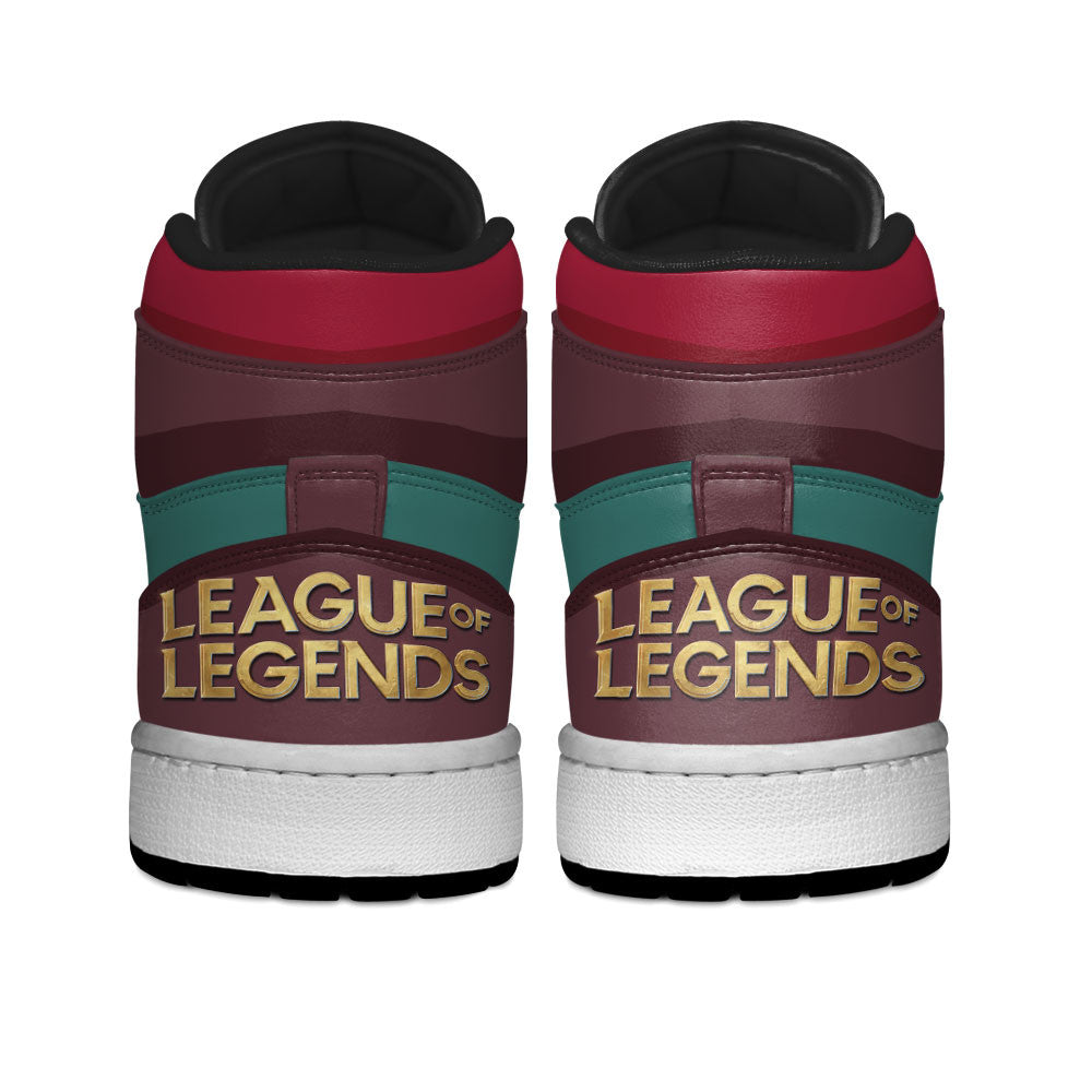 Poppy High-Top Sneakers Custom LOL Games Collection