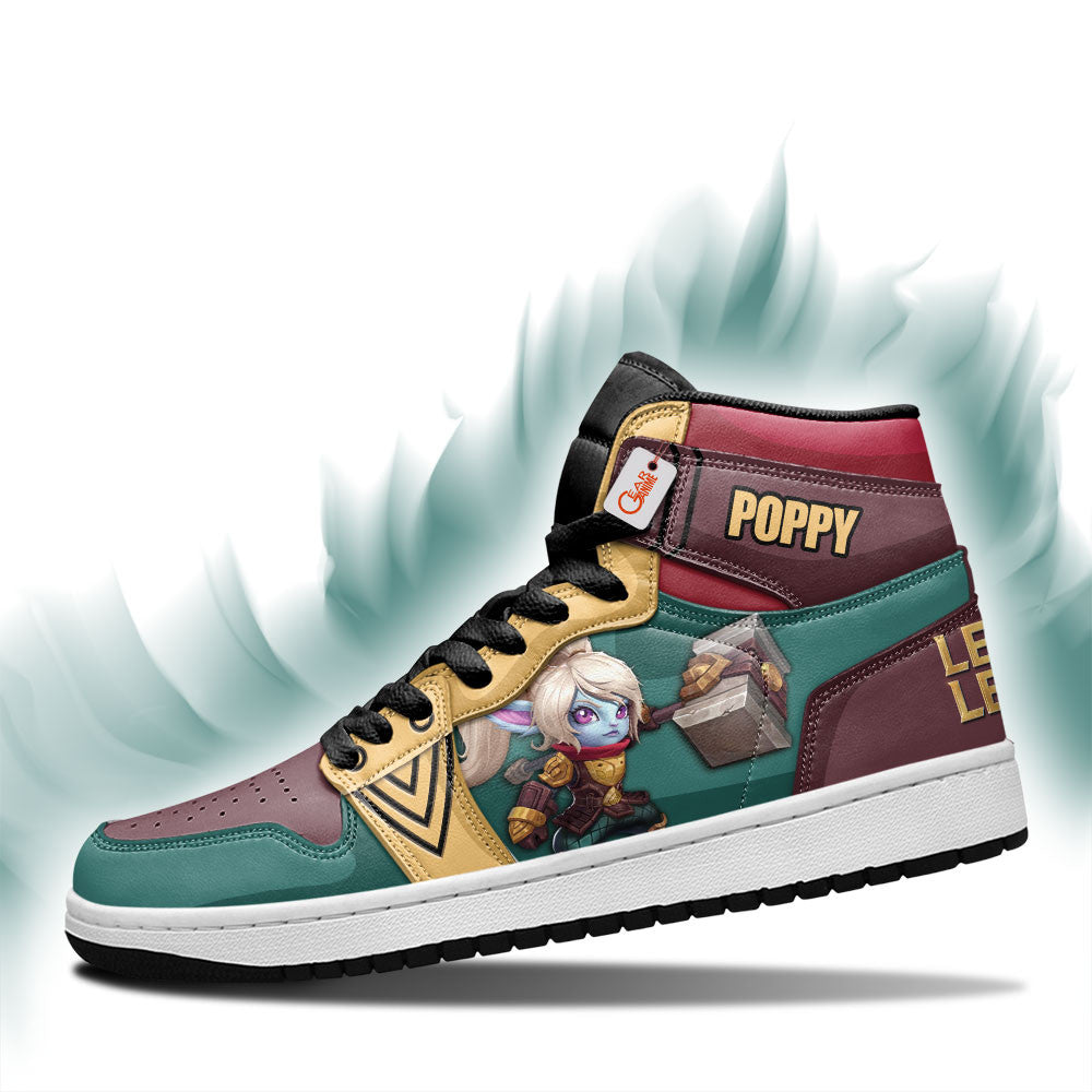 Poppy High-Top Sneakers Custom LOL Games Collection