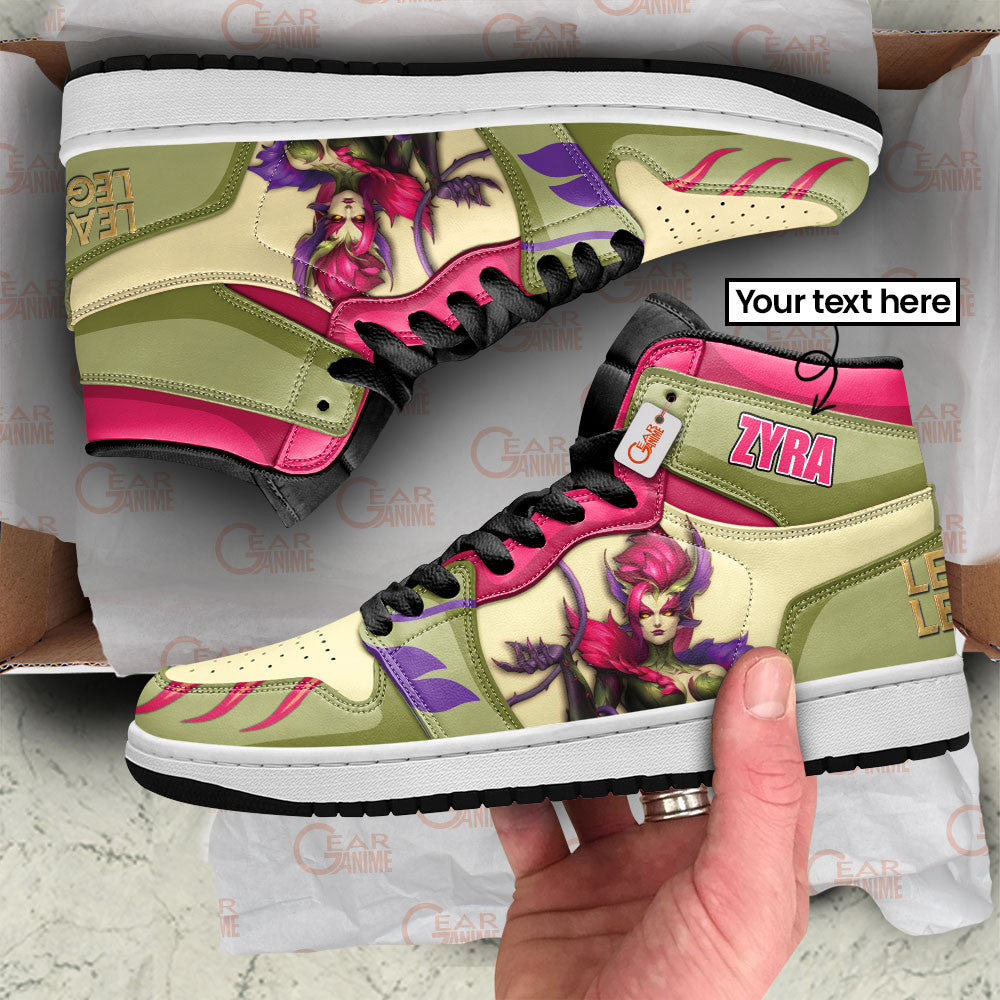 Zyra High-Top Sneakers Custom LOL Games Collection