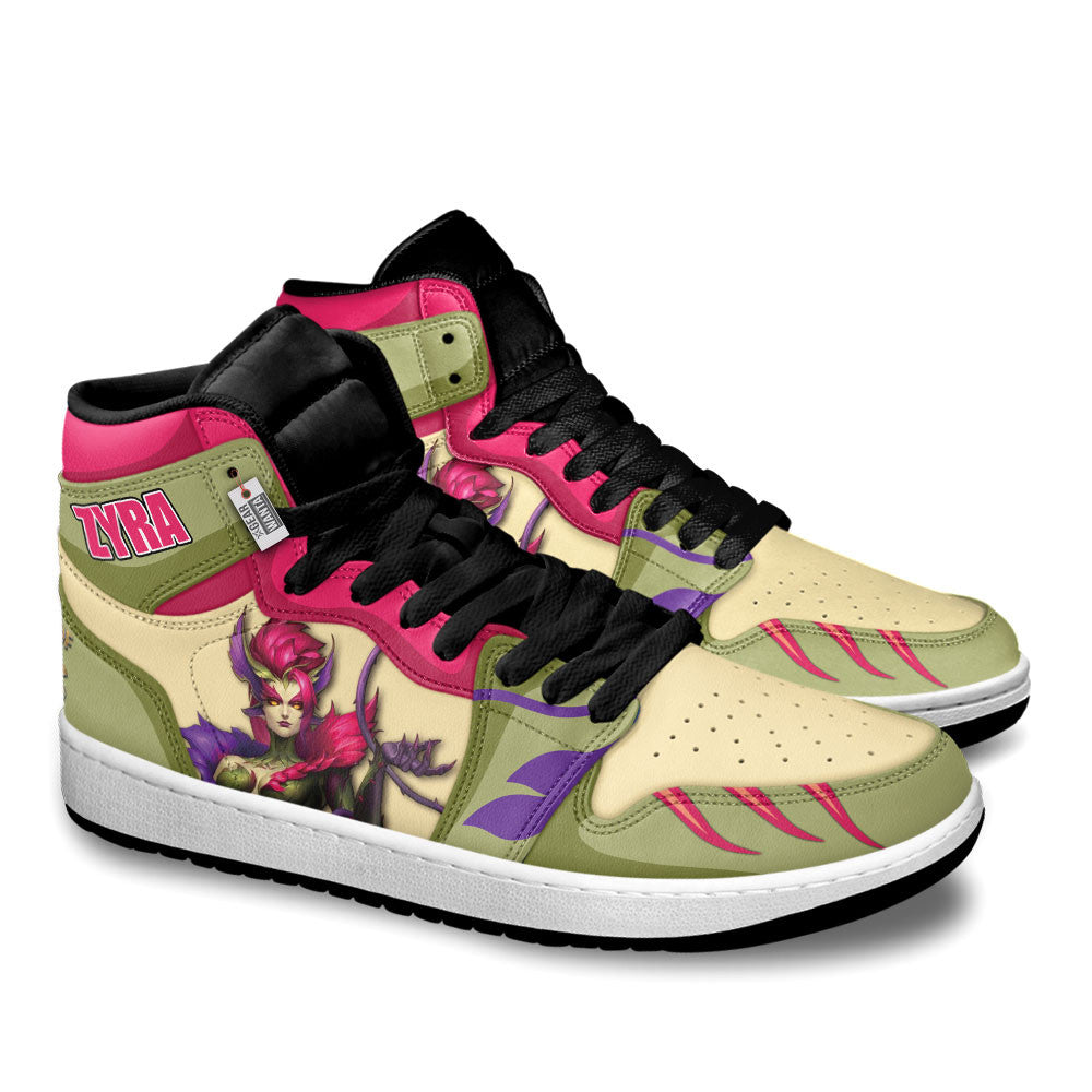 Zyra High-Top Sneakers Custom LOL Games Collection