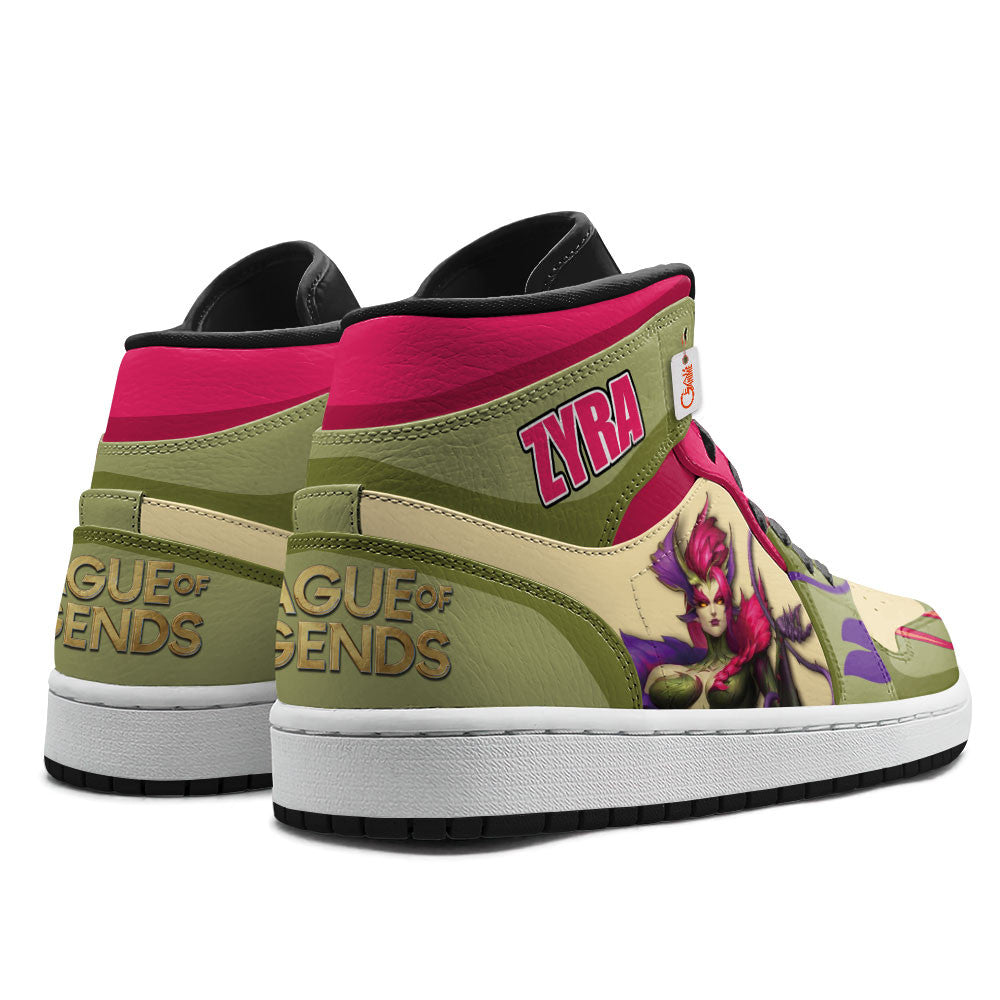 Zyra High-Top Sneakers Custom LOL Games Collection
