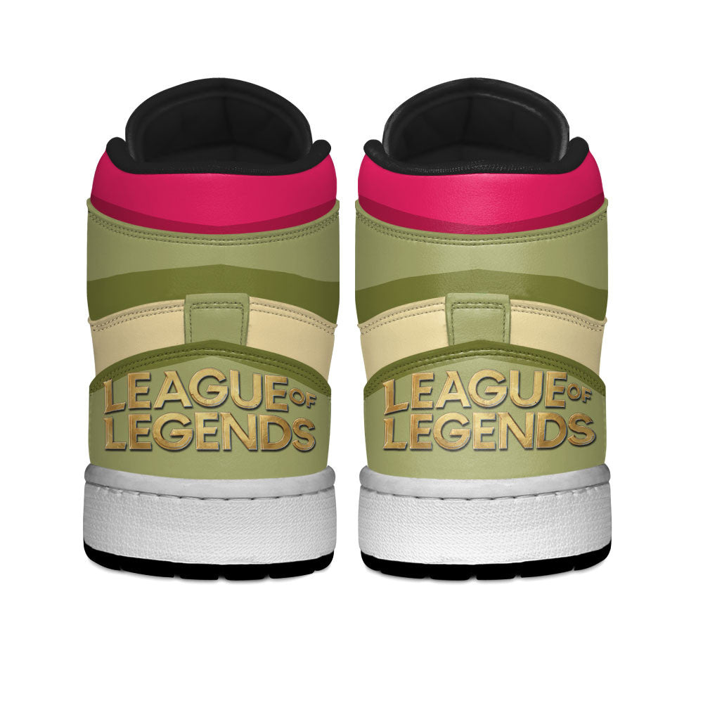 Zyra High-Top Sneakers Custom LOL Games Collection