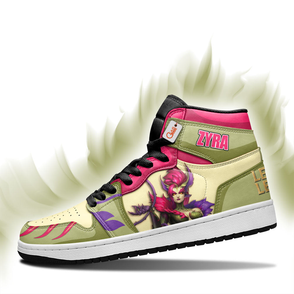 Zyra High-Top Sneakers Custom LOL Games Collection