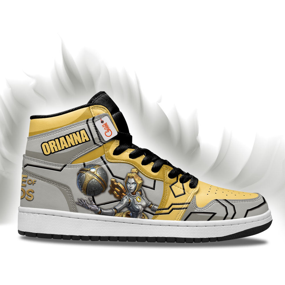 Orianna High-Top Sneakers Custom LOL Games Collection