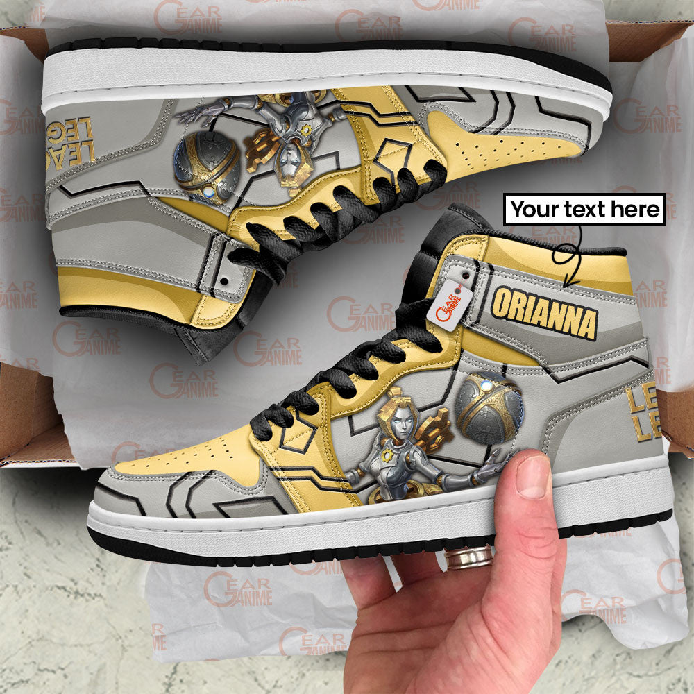 Orianna High-Top Sneakers Custom LOL Games Collection