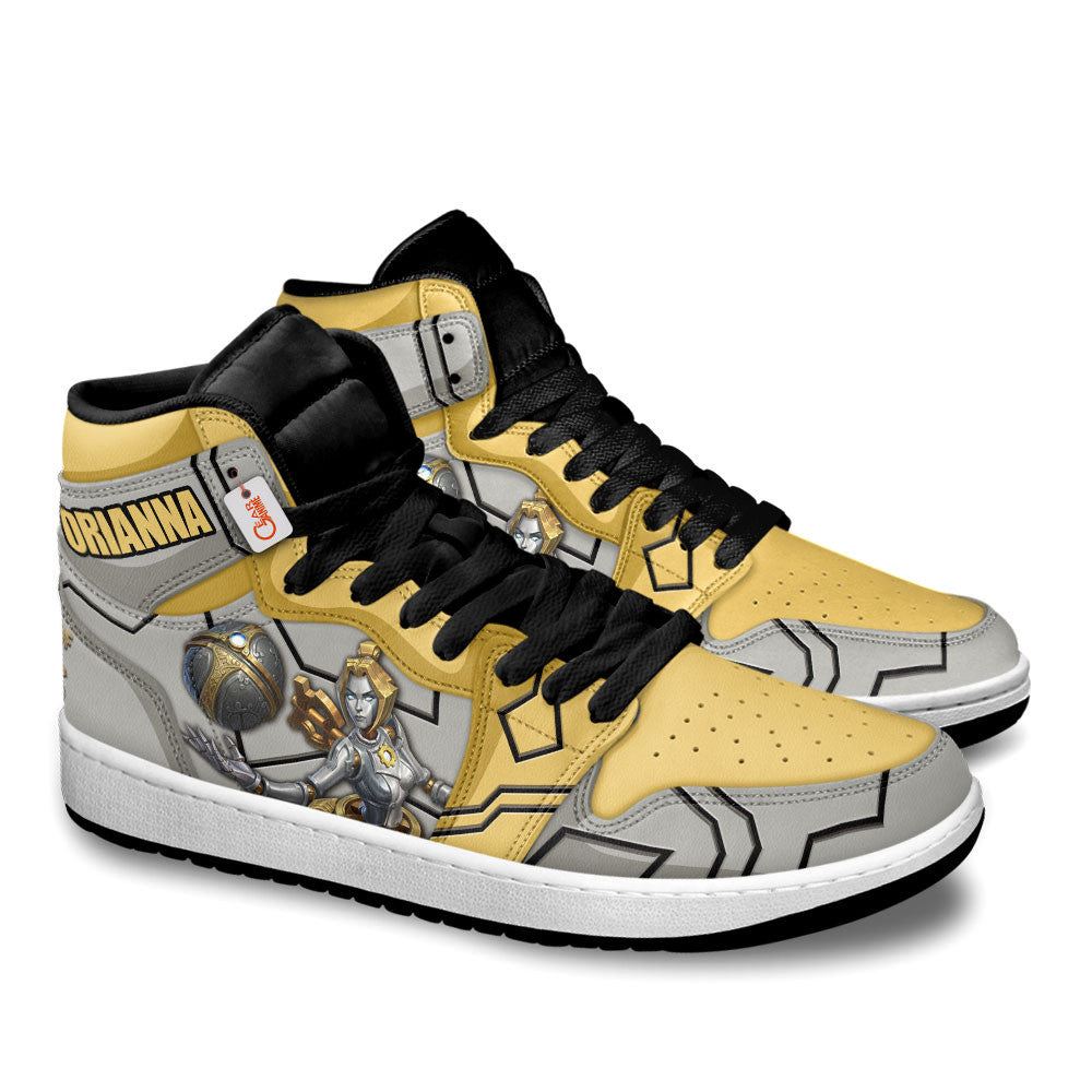 Orianna High-Top Sneakers Custom LOL Games Collection