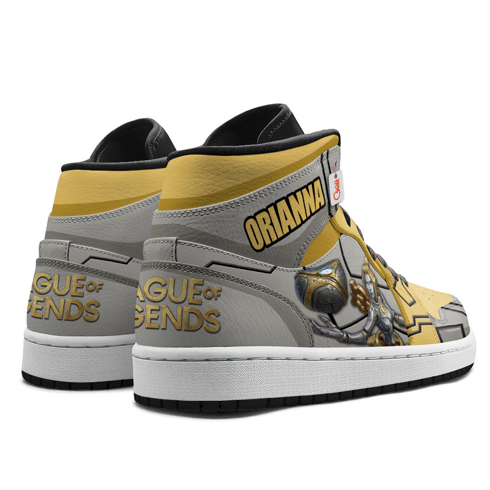 Orianna High-Top Sneakers Custom LOL Games Collection