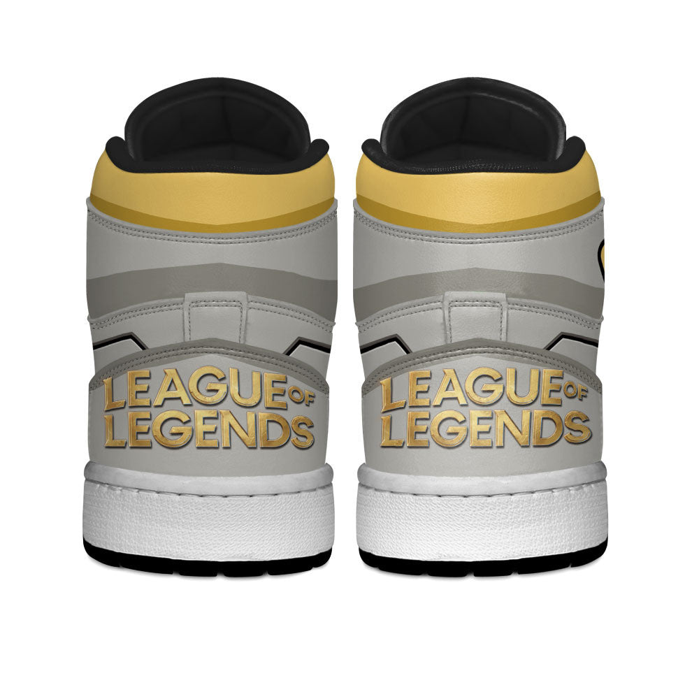 Orianna High-Top Sneakers Custom LOL Games Collection